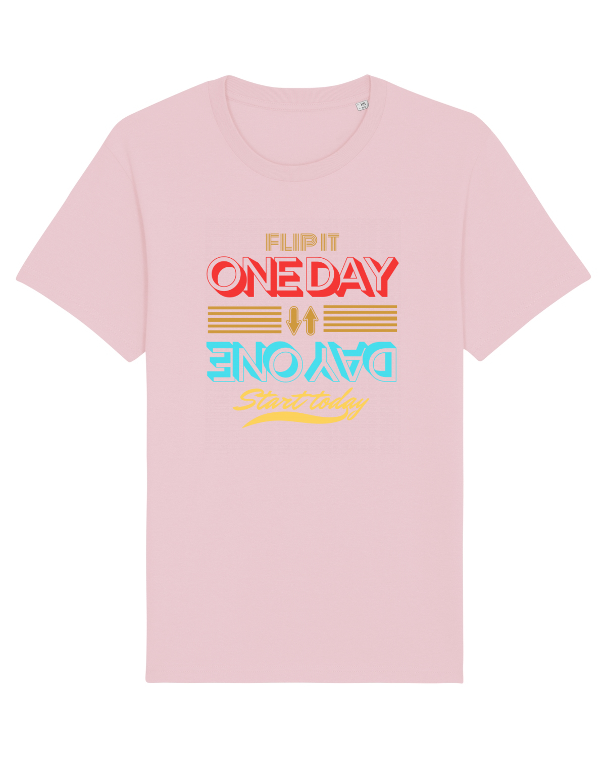 Tricou mânecă scurtă Unisex Rocker Cotton Pink
