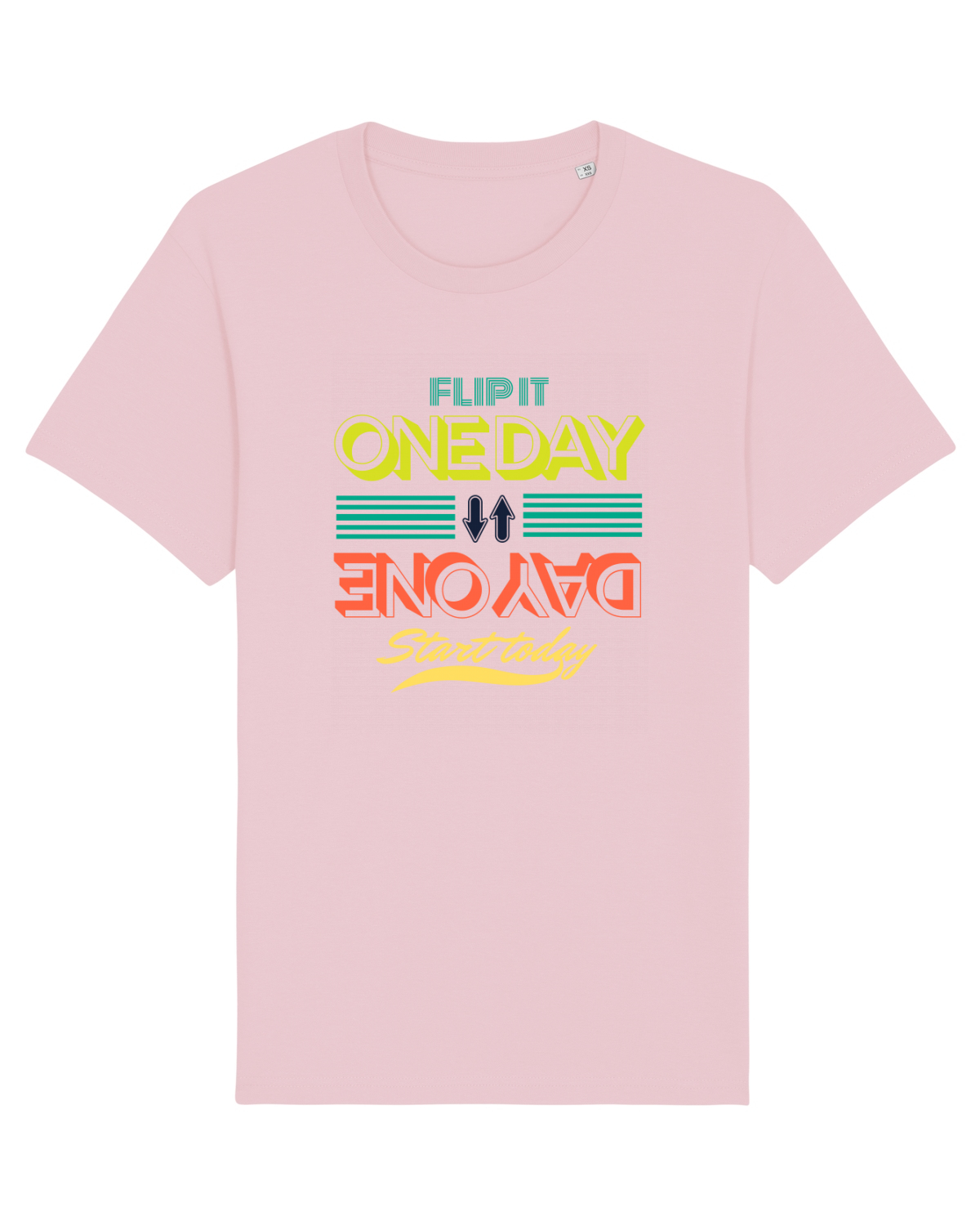 Tricou mânecă scurtă Unisex Rocker Cotton Pink