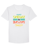 Day One- Start Today Tricou mânecă scurtă guler larg Bărbat Skater
