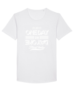 Day One- Start Today Tricou mânecă scurtă guler larg Bărbat Skater