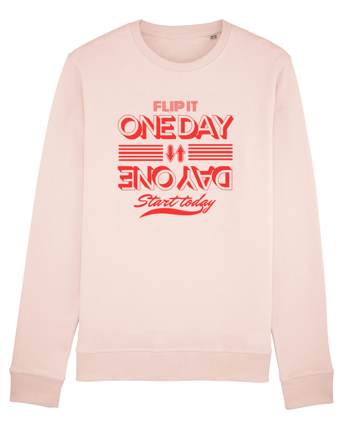Bluză mânecă lungă Unisex Rise Candy Pink