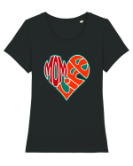 Mom Life Tricou mânecă scurtă guler larg fitted Damă Expresser