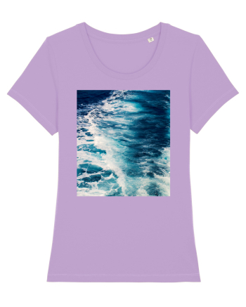 Deep Blue Waves Lavender Dawn