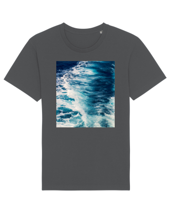 Deep Blue Waves Anthracite