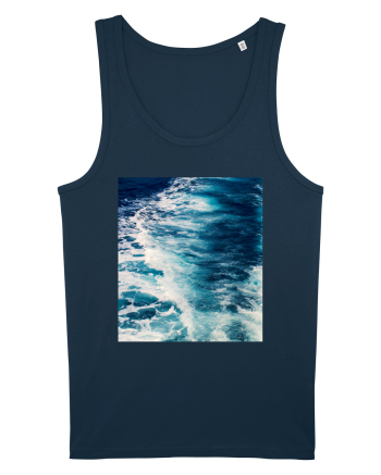 Deep Blue Waves Navy