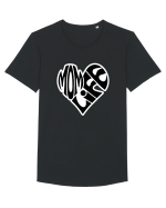 Mom Life Tricou mânecă scurtă guler larg Bărbat Skater