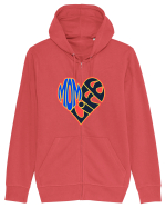 Mom Life Hanorac cu fermoar Unisex Connector