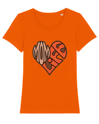 Mom Life Bright Orange