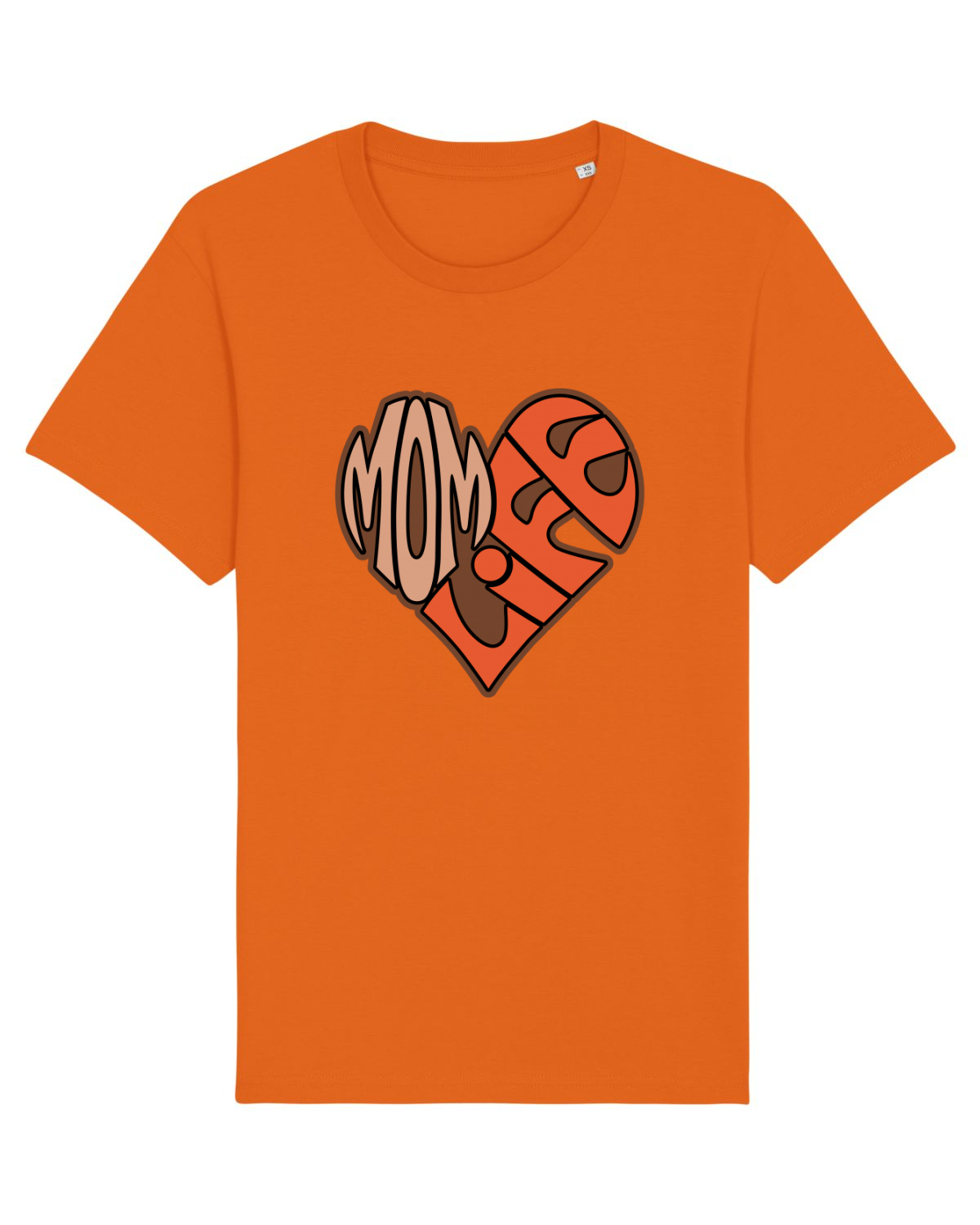Tricou mânecă scurtă Unisex Rocker Bright Orange