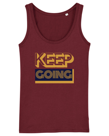 Keep Going Burgundy