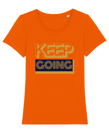 Keep Going Bright Orange