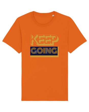 Keep Going Bright Orange