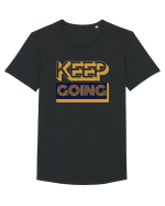 Keep Going Tricou mânecă scurtă guler larg Bărbat Skater