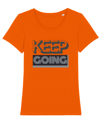Keep Going Bright Orange