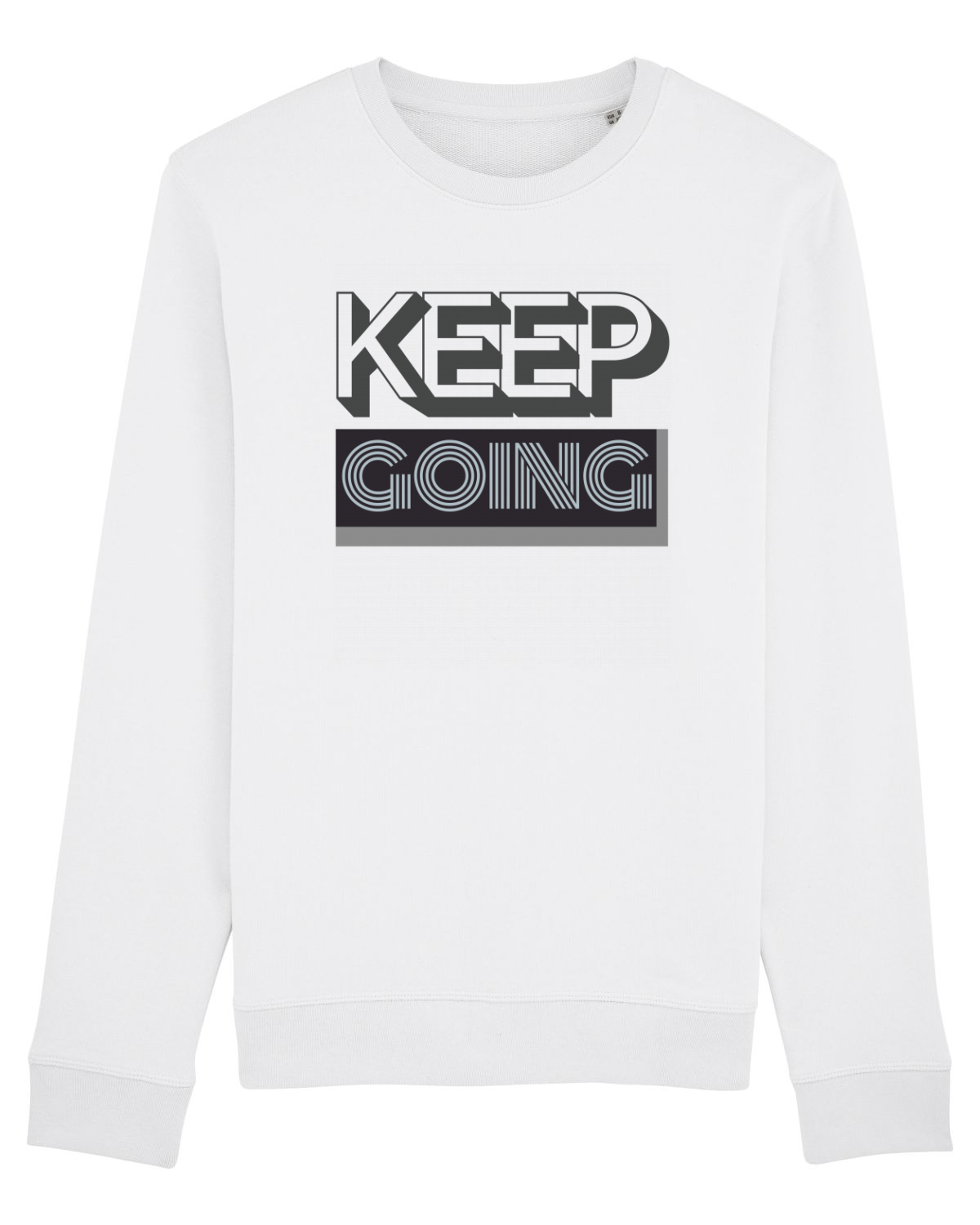 Bluză mânecă lungă Unisex Rise White