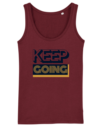 Keep Going Burgundy