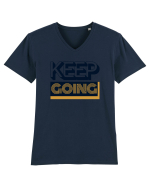 Keep Going Tricou mânecă scurtă guler V Bărbat Presenter