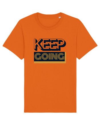 Keep Going Bright Orange