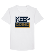 Keep Going Tricou mânecă scurtă guler larg Bărbat Skater