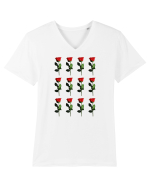 Roses Tricou mânecă scurtă guler V Bărbat Presenter