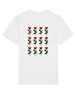 Roses Tricou mânecă scurtă Unisex Rocker