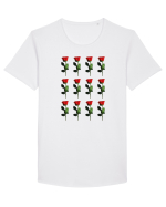Roses Tricou mânecă scurtă guler larg Bărbat Skater