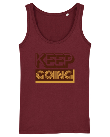 Keep Going Burgundy