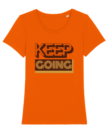 Keep Going Bright Orange