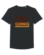 Keep Going Tricou mânecă scurtă guler larg Bărbat Skater