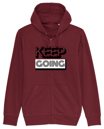 Keep Going Burgundy