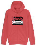 Keep Going Hanorac cu fermoar Unisex Connector