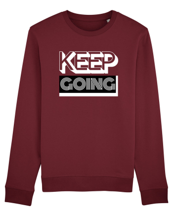 Keep Going Burgundy