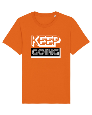 Keep Going Bright Orange