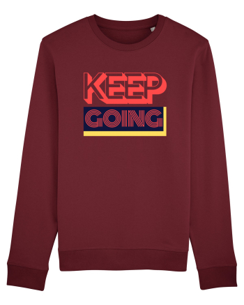 Keep Going Burgundy