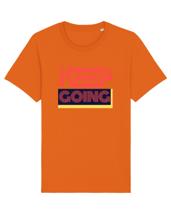 Keep Going Bright Orange