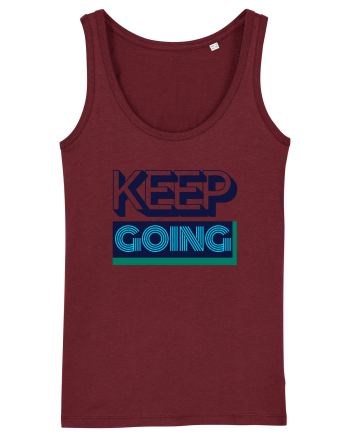Keep Going Burgundy