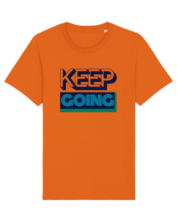 Keep Going Bright Orange