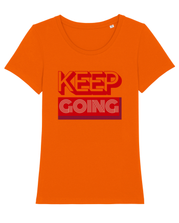 Keep Going Bright Orange