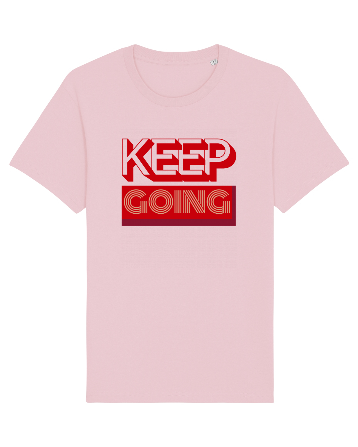 Tricou mânecă scurtă Unisex Rocker Cotton Pink