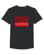 Keep Going Tricou mânecă scurtă guler larg Bărbat Skater