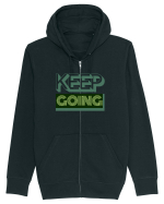 Keep Going Hanorac cu fermoar Unisex Connector
