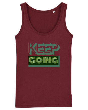 Keep Going Burgundy