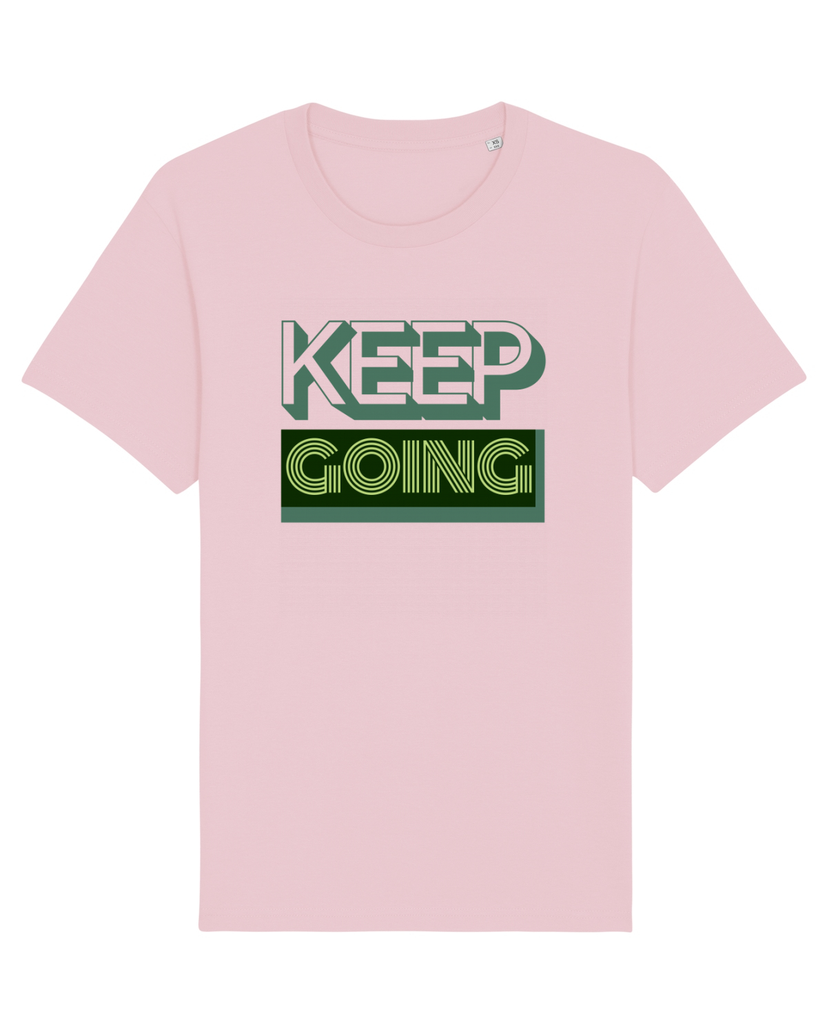 Tricou mânecă scurtă Unisex Rocker Cotton Pink