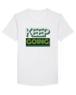 Keep Going Tricou mânecă scurtă guler larg Bărbat Skater