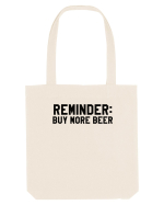 BUY MORE BEER Sacoșă textilă