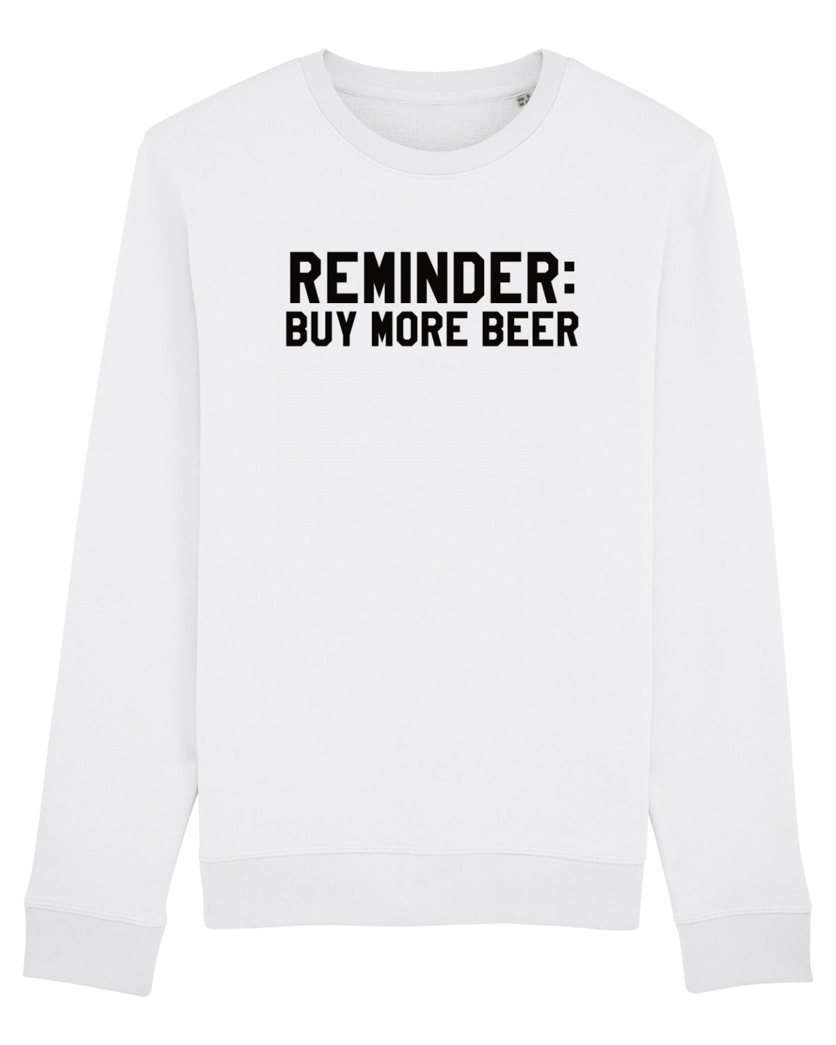 Bluză mânecă lungă Unisex Rise White