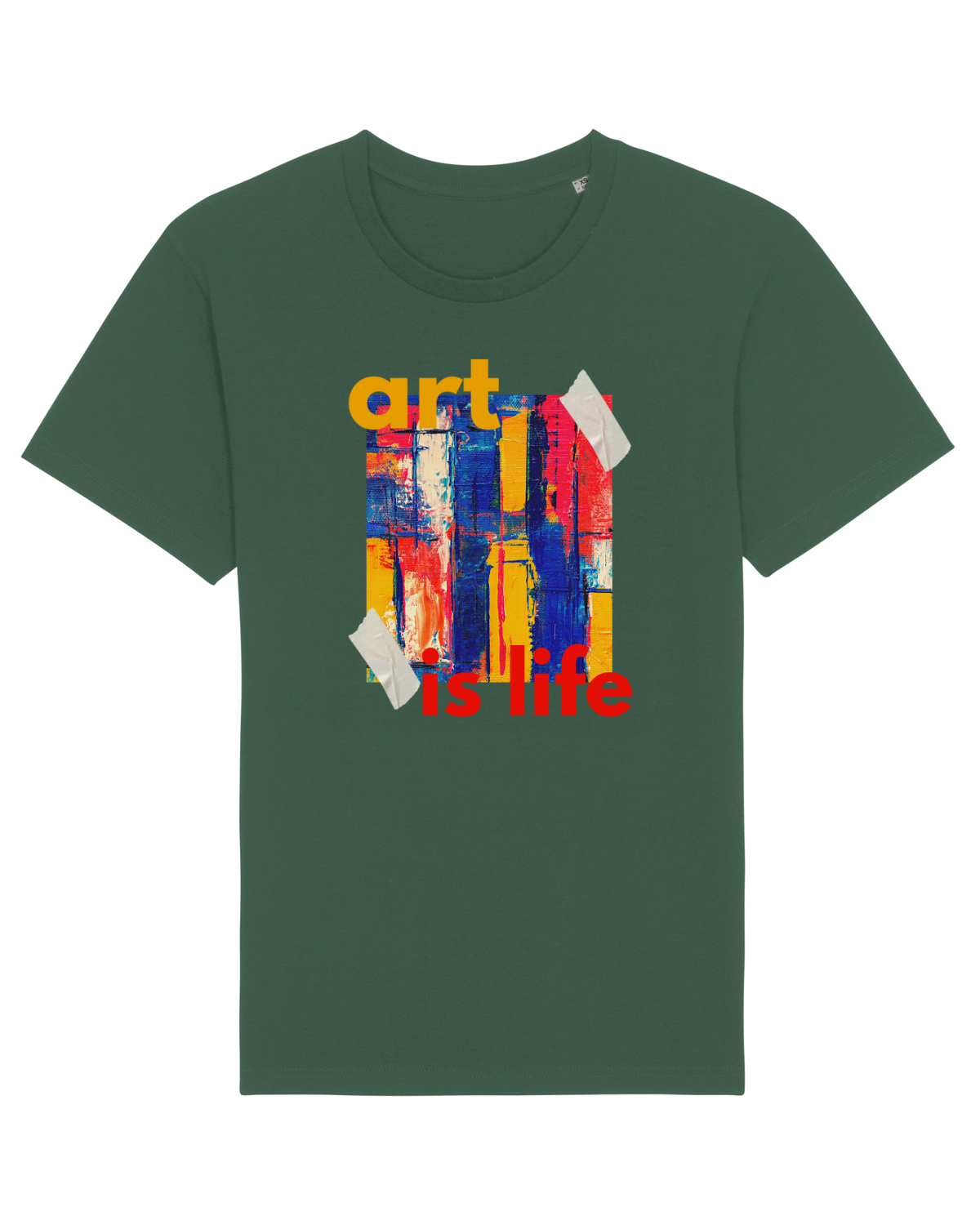 Tricou mânecă scurtă Unisex Rocker Bottle Green