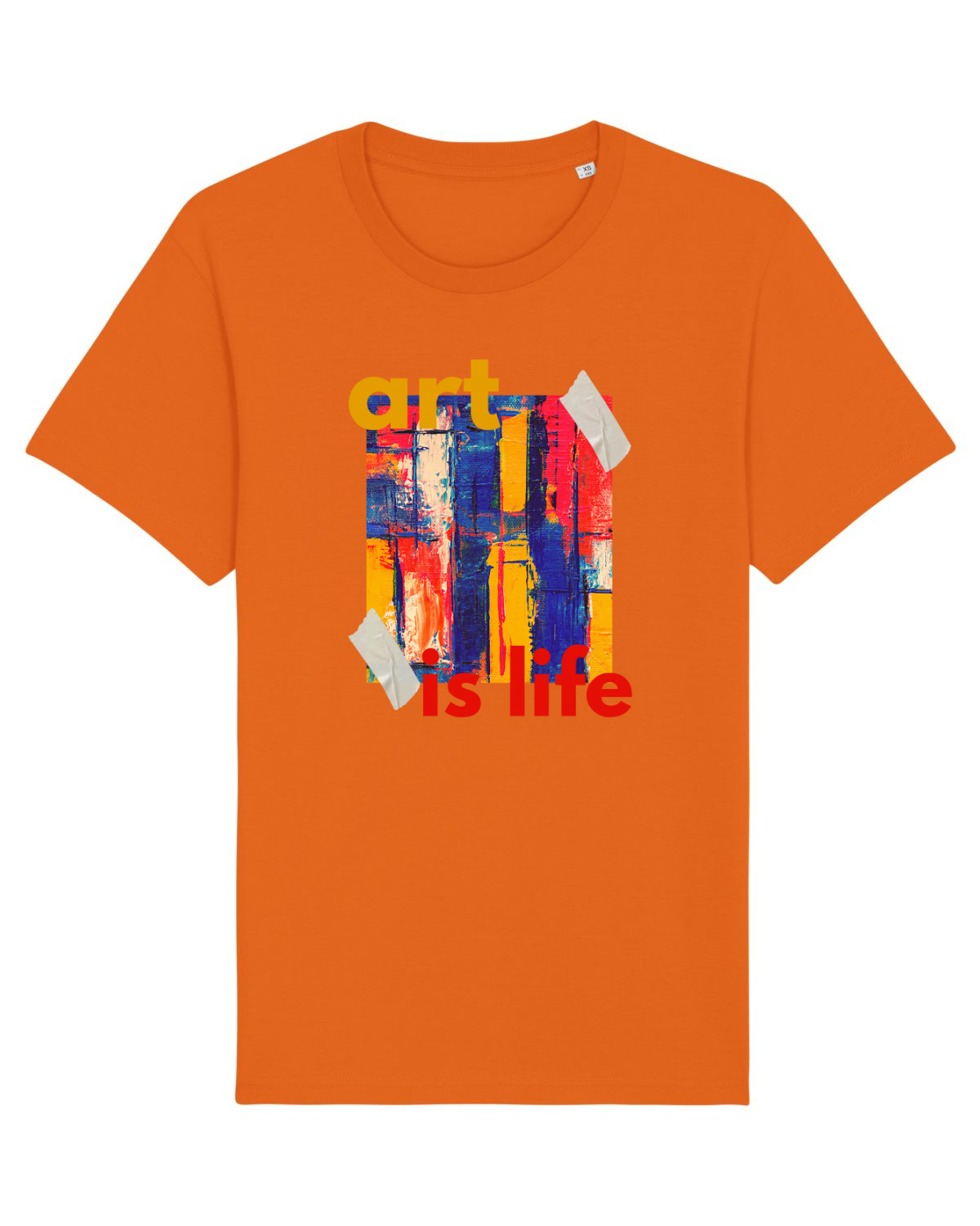 Tricou mânecă scurtă Unisex Rocker Bright Orange