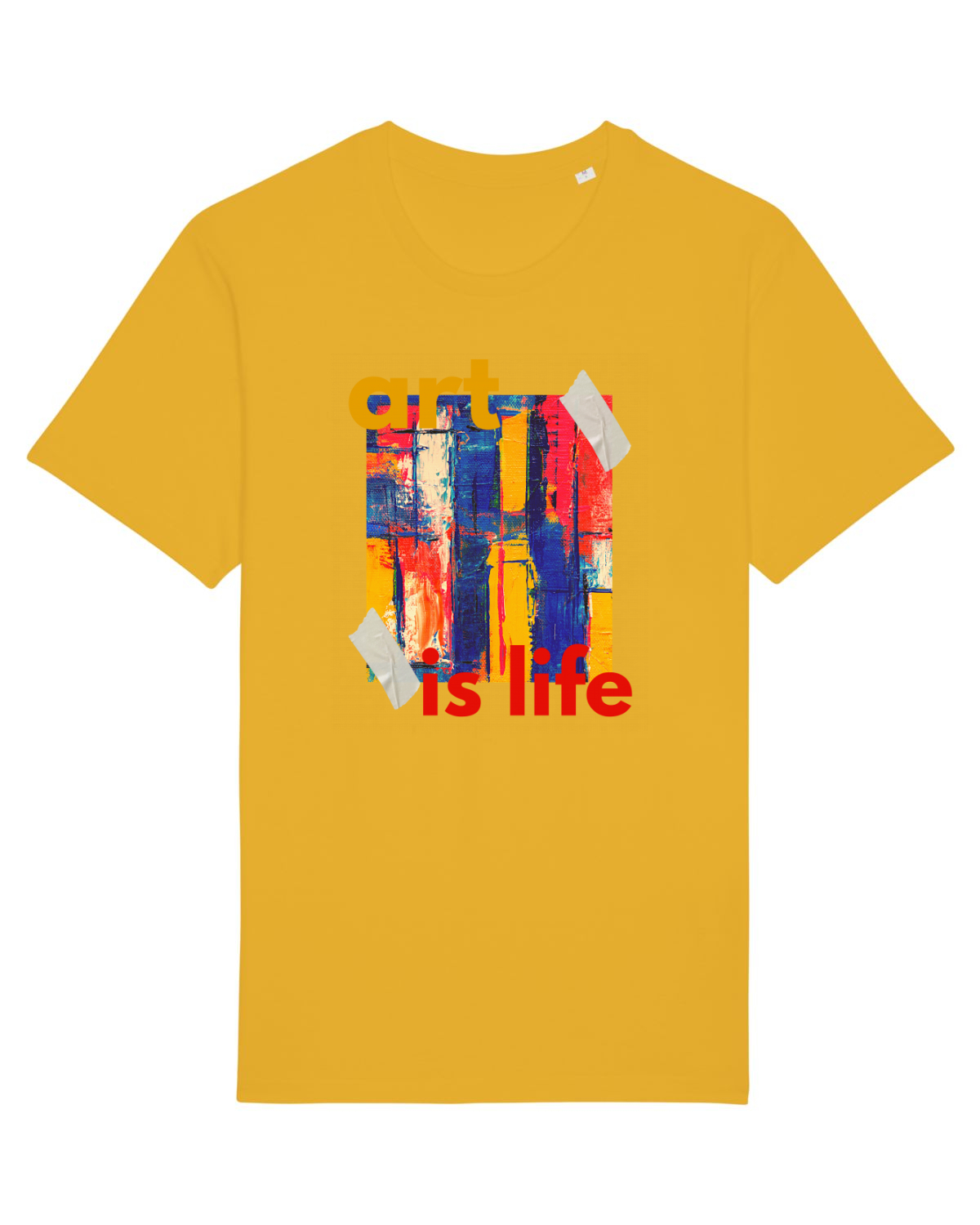 Tricou mânecă scurtă Unisex Rocker Spectra Yellow