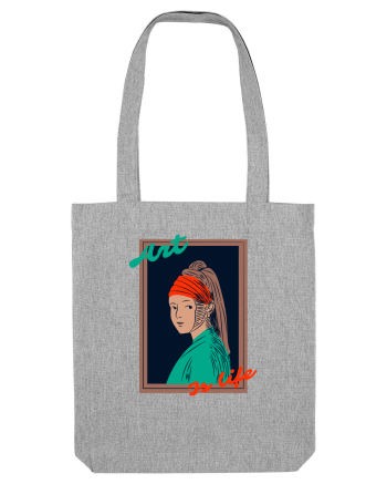 Art Is Life Heather Grey